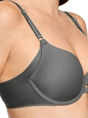 Warner's Smooth Molded Underwire Bra - Gray